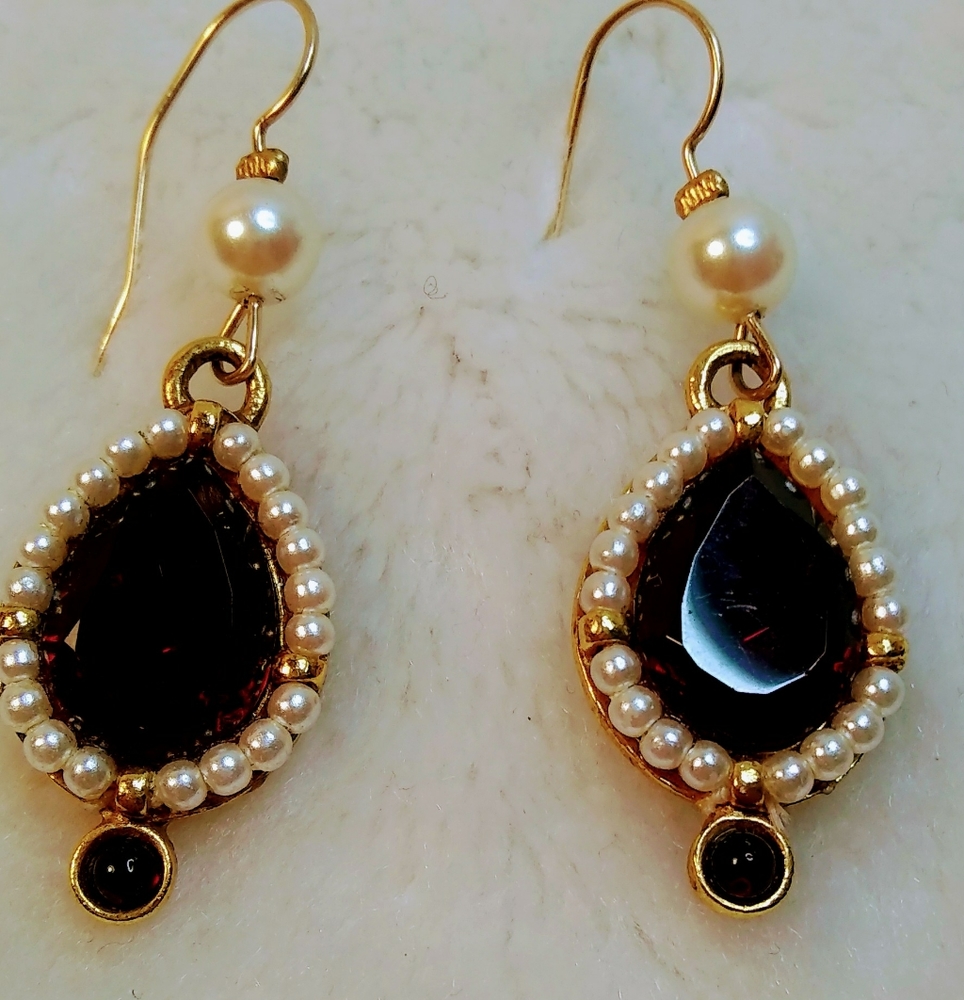 Drop ruby fashion jewelry